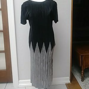 Topshop Women's Black & Silver Dress